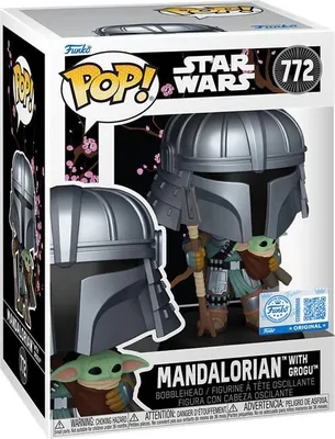 Zdjęcie produktu dla Funko Pop! Star Wars Mandalorian z Grogu - Ekskluzywna Figurka kolekcjonerska