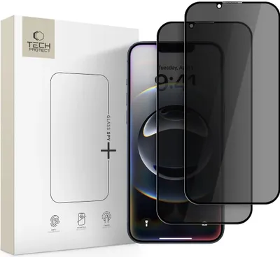Immagine prodotto di Tech-Protect Glass Spy+ 2-Pack Iphone 13 / 13 Pro / 14 / 16E Vetro Privacy