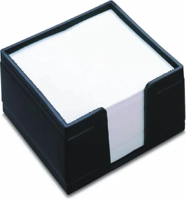 Produktbild von Zettelbox Modena Leder schwarz