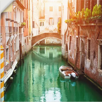 Produktbild von ARTland Wandbild, selbstklebend Venedig Canal Größe: 30x30 cm