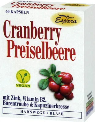 Immagine prodotto di Espara Cranberry Lingonberry Capsule, 60 capsule