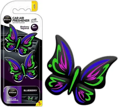 Produktbild von Duftender Autoluftreiniger AROMA FANCY SHAPES BUTTERFLY Blaubeere