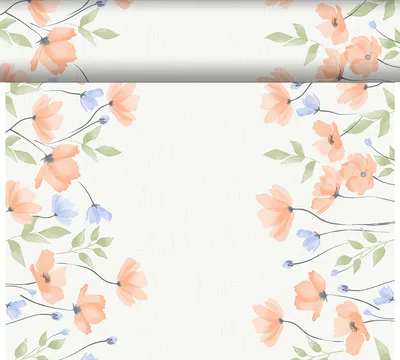 Produktbild von DUNI Tischläufer 1 Rolle 0,4m x 24m Bunny Bloom Tisch Deko Frühling