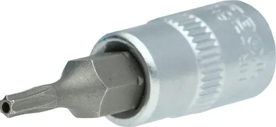 Produktbild von BRILLIANT TOOLS 1/4" Torx-Bit-Stecknuss mit Stirnlochbohrung TB9 - BT020980