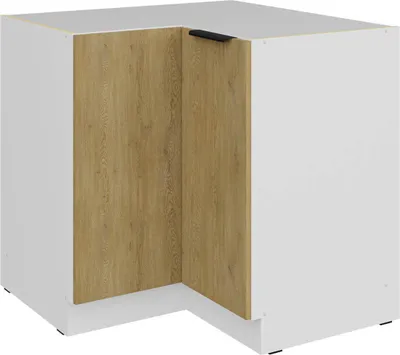 Produktbild von Eckunterschrank Cremona weiß 90x90 DN 2F BB