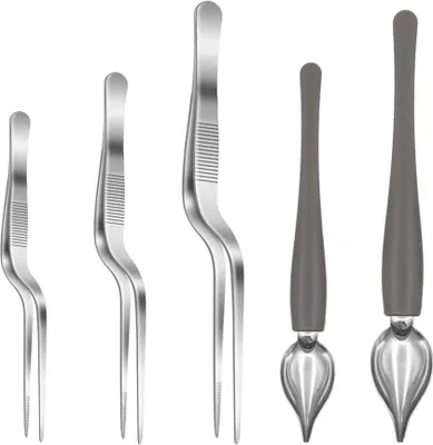 Produktbild von Stahlkochtopf - Präzisionstangenset und Saucier - 5-teiliges Set