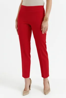 Produktbild von Makover Elegante Hosen für Frauen Lalon K055 rot M