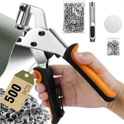 Produktbild von Ösen und Locher Set mit 500 magnetischen Ösen (10mm)