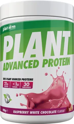 Produktbild von Per4m Plant Protein (900g) Raspberry White Chocolate - Eiweiße - Veganes Eiweiß