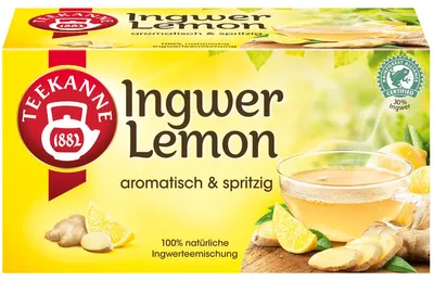 Zdjęcie produktu dla Teapot Ginger Lemon Mieszanka imbiru z pikantną cytryną 35g
