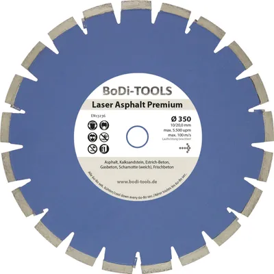 Produktbild von Diamant-Trennscheibe LA12 - Ø 350 mm / 20,0 mm Bohrung