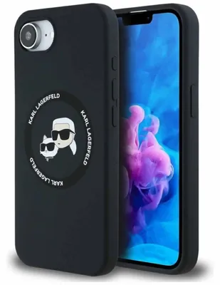 Immagine prodotto di Custodia Karl Lagerfeld Silicone Karl&Choupette Teste Magsafe Do Iphone 16E Czarny