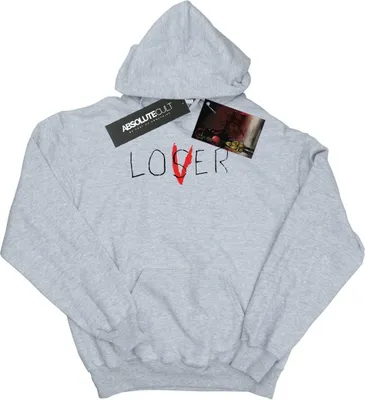 Image de It - sweat à capuche "Loser Lover" pour homme BI1770 (XL) (Gris)