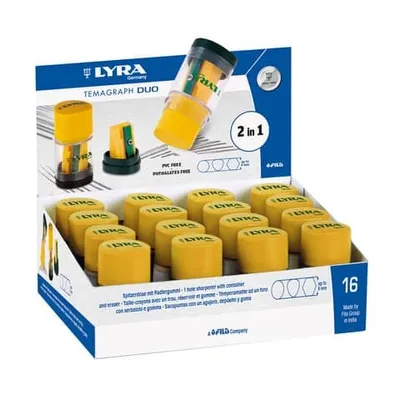 Produktbild von LYRA 2-in-1-Spitzer mit Radiergummibehälter
