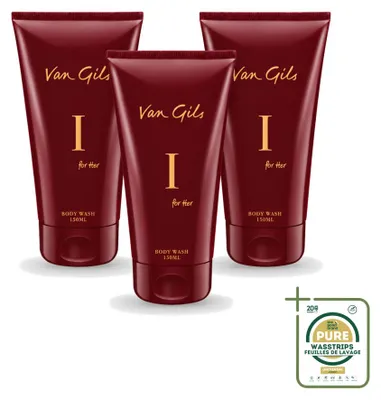Produktbild von 3 x Van Gils I for Her Douchegel - 150 ml - Vorratspackung - 3 Stücke