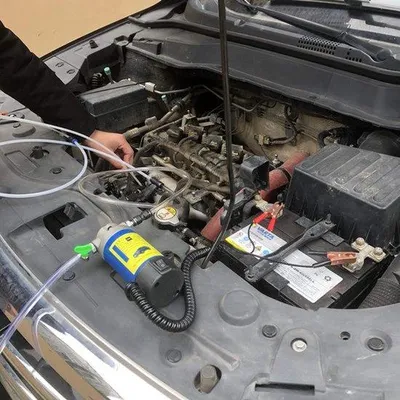 Produktbild von Dieselpumpe, 12 V, 100 W, Ölabsaugpumpe, Kraftstoffpumpe, Motorölwechsel, Diesel-Übertragungspumpe, Flüssigkeitsabsaugung, geräuscharmer Betrieb, ausgestattet mit 3 Schläuchen