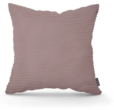 Immagine prodotto di Cuscino decorativo, tessuto a coste, color marrone autunnale, 45 x 45 cm