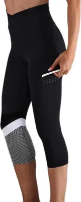 Produktbild von Endless Line Pocket Hw 7/8 Leggings Schwarz M Frau Schwarz M