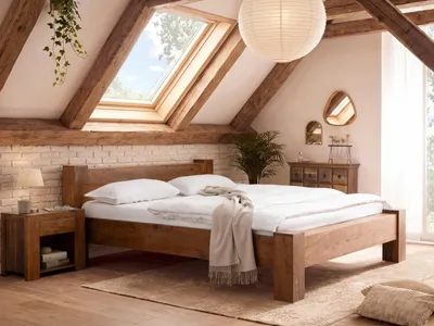 Produktbild von Bett Osbon 200x200 Akazie
