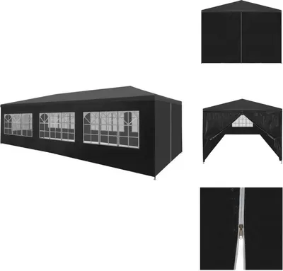 Obrázek produktu pro vidaXL Párty stan 3x9 m antracit - Pavilony a párty stany