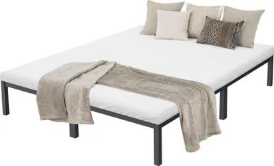 Produktbild von ML-Design Metallbett mit Lattenrost auf Stahlrahmen, 160x200 cm, Anthrazit