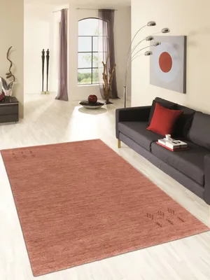 Produktbild von Teppich MARAND | Farbe: Terra; Größe: 250x300 cm | strapazierfähig und leicht zu reinigen | Wohnzimmer | Schlafzimmer