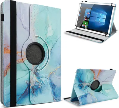 Produktbild von Tablet Hülle für Wortmann Terra Pad 1007 Tasche Schutzhülle 360 Grad DrehbarFarben:Motiv 22