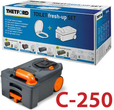 Produktbild von Thetford Fresh Up Set C250/C260 Cassette Camping Abwasser Fäkalientank Reiniger