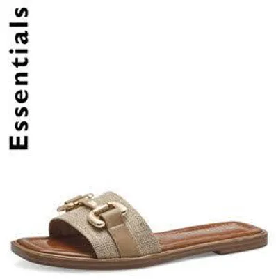 Produktbild von Tamaris Damen Pantoletten 1-27100-42 400 Farbe: Beige Größe: 37