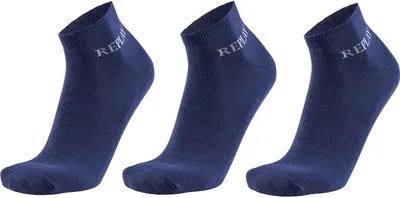 Produktbild von Replay C100629 | Low Cut Socks (3 Pair Banderole) 35/38 bis 43/46 - Farbe: Dark Blue/Grey - Größe: 39/42