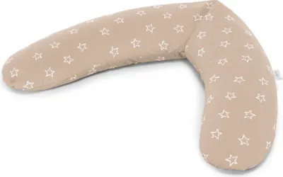 Produktbild von Theraline Dodo Stillkissen 170 cm inkl Bezug Sterne cappuccino