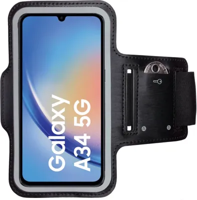 Sportarmband für Samsung Galaxy A34 Sport Fitness Armband Hülle Laufhülle Joggen