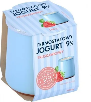 Produktbild von ERDBEER-THERMOSTATISCHER JOGHURT 9 %  140 g - YÖMLEKO