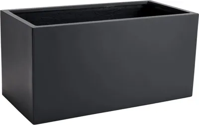 Produktbild von VIVANNO Pflanztrog Fiberglas MAXI Kasten, Anthrazit matt - 60x30x30 cm
