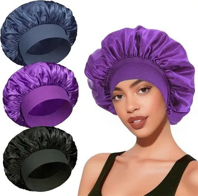 Imagen del producto de Bandas elásticas suaves para el cabello rizado, ideales para recogidos - paquete de 3 unidades