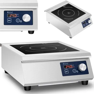 Zdjęcie produktu dla Kuchenka Płyta Indukcyjna Nastawna Przenośna Śr. 33 Cm 5000 W