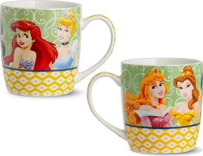 Image de Gilde Tasse / Gobelet, "Princesses", porcelaine, multicolore, lot de 4, H. 9,5 cm, D. 8,5 cm Hauteur : 9.50 cm Diamètre : 8.50 cm 81338