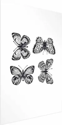 Produktbild von Posterpapier Poster - Four Butterflies 29.7x42 cm Tiere g-B-0117-ao-a