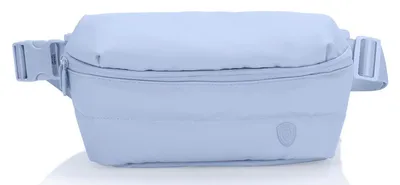 Image de HEYS sac banane sac à épaule bandoulière The Puffer Waist Bag Blue bleu clair