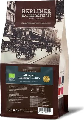 Produktbild von Berliner Kaffeerösterei - Äthiopien Waldespresso  (1000g / Siebträger)