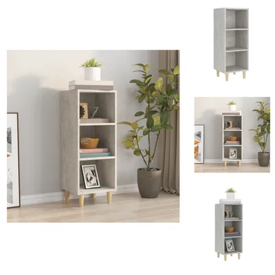 Produktbild von vidaXL Sideboard Betongrau 34,5x32,5x90 cm Holzwerkstoff -  Sideboards