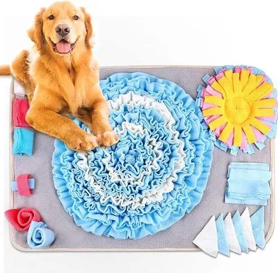 Image de Tapis de jeu antidérapant lavable et intelligent, bleu clair