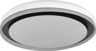 Zdjęcie produktu dla Lampa sufitowa OSRAM SMART + WIFI LED, biała/czarna, 32 W, 3400 lm, funkcja białego światła, możliwość ściemniania, dynamiczny efekt świetlny Magic RGB, długa żywotność, łatwy montaż, sterowanie za pomocą aplikacji, 2700–6500 K