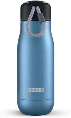 Produktbild von Zoku ZK141, 350 ml, Tägliche Nutzung, Blau, Metallisch, Edelstahl, Mann/Frau, 30 h