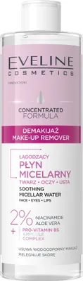 Image de Eveline Cosmetics Skoncentrowana Formula – eau micellaire, nettoyant, hydratant