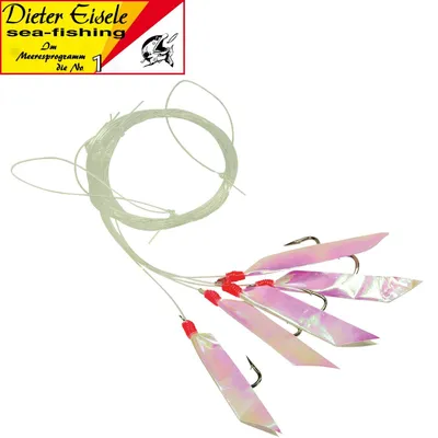 Produktbild von Dieter Eisele Vorfach für Makrelen 5 Haken 2/0 120cm 0,60mm