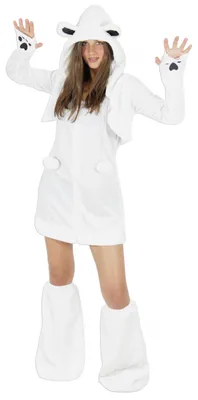 Produktbild von y Eisbär Kostüm für Damen Damenkostüm Gr. S - XL, Größe:M