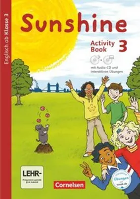 Immagine prodotto di Sunshine 3. Schuljahr - Allgemeine Ausgabe - Activity Book mit interaktiven Übungen auf scook.de