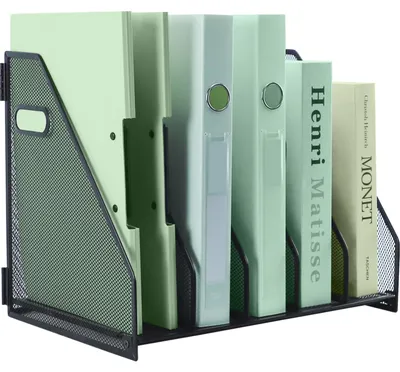 Produktbild von Omgoods – Schreibtischorganizer mit 5 vertikalen Fächern für Dokumente
