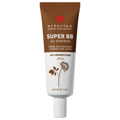 Produktbild von Erborian Super Bb, BB Cream, 40 ml, Frauen, Jeder Hauttyp, Feuchtigkeitsspendend, Glättend, Chocolat